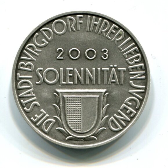 2003 Switzerland Stadt Burgdorf Solennitat Medal (b652-5) - Picture 1 of 2